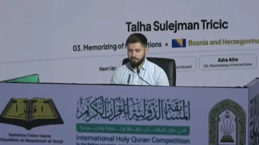 Talha Tričić i Malik Bajrić iz Bihaća postigli zapažene rezultate na međunarodnom takmičenju u hifzu Kur&rsquo;ana u Skoplju