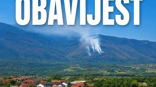 Požar u Baljevcu pod kontrolom, vatrogasci se suočavaju s opasnostima terena i mina