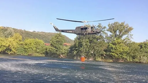 Privremeno zatvoren dio rijeke Une zbog angažovanja Oružanih snaga BiH u ga&scaron;enju požara