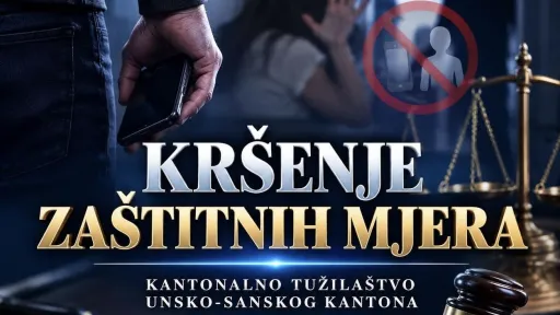 Općinski sud u Velikoj Kladuši produžio pritvor 55-godišnjaku zbog kršenja zaštitnih mjera i nasilja u porodici