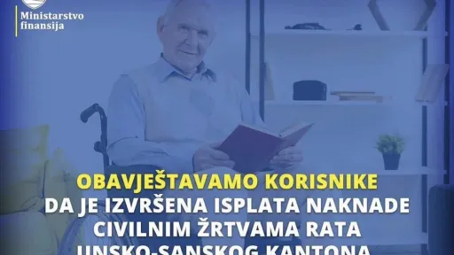 Dobre vijesti iz USK: Gotovo 560.000 KM isplaćeno za 1.496 korisnika, evo kome je novac namijenjen