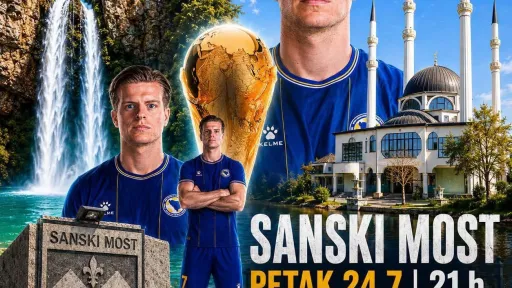Sanski Most organizuje doček za Dženisa Burnića 24. jula na Trgu oslobodilaca