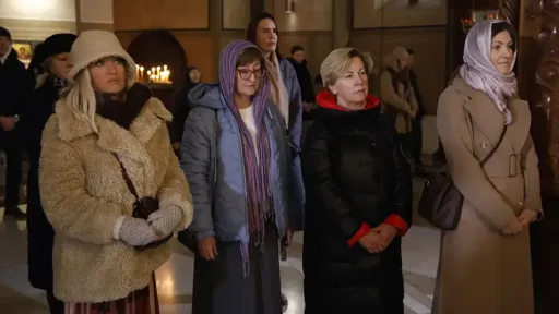 Služena božićna liturgija u Sabornoj crkvi u Sarajevu