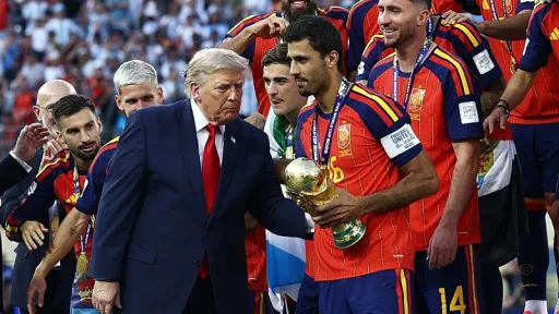 &Scaron;panija osvojila Svjetsko prvenstvo nakon pobjede nad Argentinom, Trump uručio trofej kapitenu Rodriju