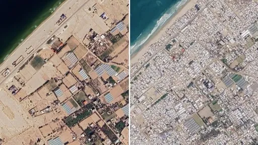 Nove satelitske fotografije otkrivaju razmjere uni&scaron;tenja u Gazi tokom trogodi&scaron;njeg rata, prema UNRWA