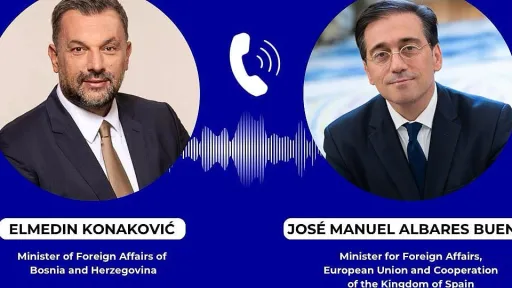 Konaković razgovarao s ministrom vanjskih poslova Španije: Bueno osudio separatizam Milorada Dodika