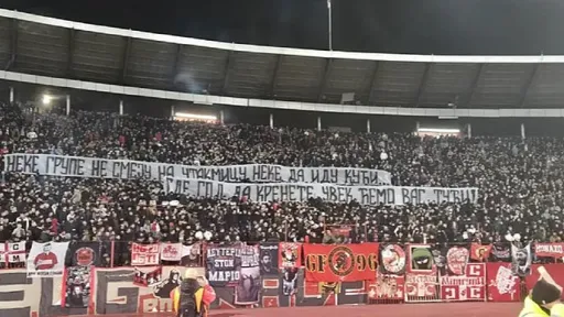 Navijači Zvezde poslali poruku Torcidi i Armadi: "Gdje god da krenete, uvijek ćemo vas tući"