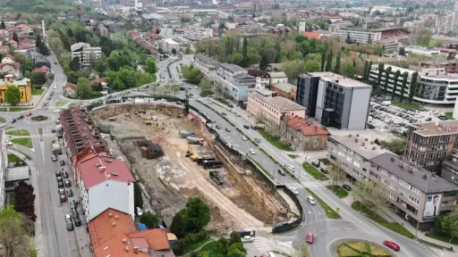 Lokacija budućeg tornja od 100 metara u Zenici