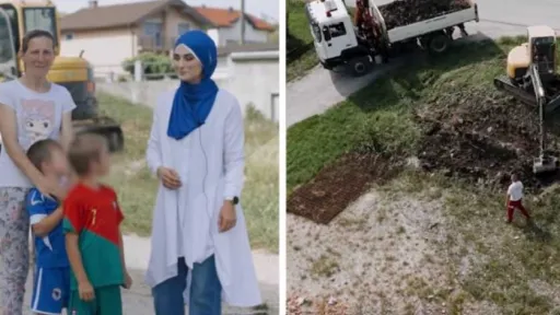 Zinajda iz Cazina i njeni sinovi uskoro će dobiti novi dom: Počela izgradnja kuće za samohranu majku