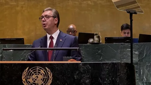 Predsjednik Srbije Aleksandar Vučić na UN-u kritizirao Hrvatsku zbog ponovnog uzdizanja nacizma