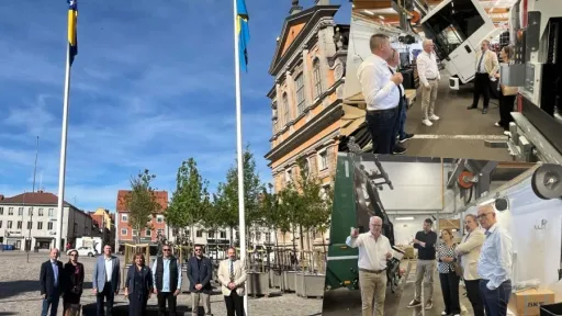 Zastava Bosne i Hercegovine prvi put zavijorila u Kalmara: Ambasador &Scaron;o&scaron;ić i gradonačelnica Abaza o jačanju privredne saradnje