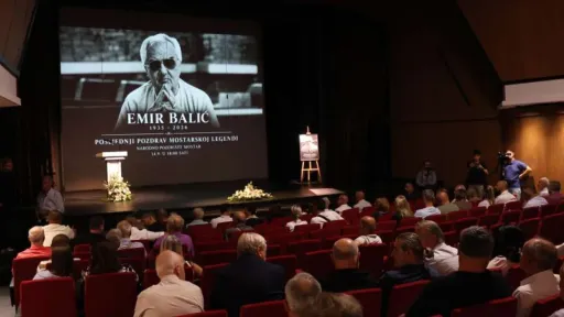 Mostar se oprostio od Emira Balića, legende skakanja i počasnog predsjednika Kluba skakača "Mostari