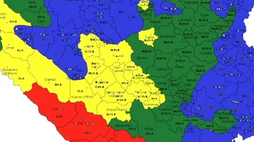 Pojava anonimnih virtualnih mapa koje predlažu radikalnu podjelu BiH izaziva političke tenzije i separatističke aktivnosti