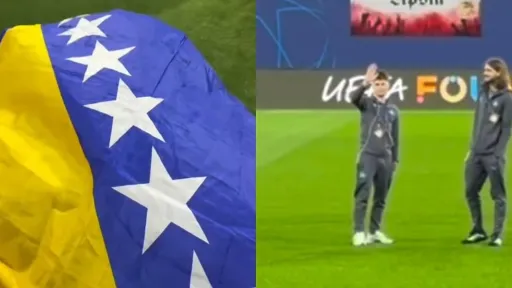 Bajraktarević na tribinama stadiona u Leipzigu vidio bh. zastavu, pogledajte njegovu reakciju
