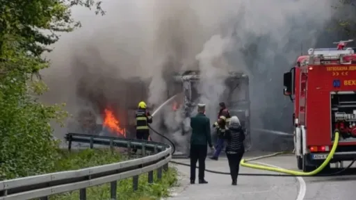 Autobus se zapalio tokom vožnje kroz BiH