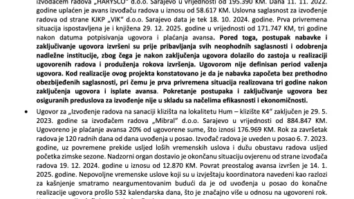 Izvje&scaron;taj revizora